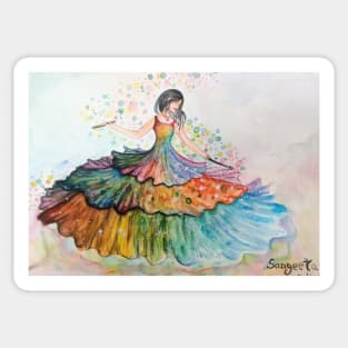 Synesthesia - The dance of the soul Sticker